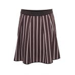 Patrizia Pepe • gestreepte mini rok • 38 (IT44), Kleding | Dames, Rokken, Patrizia Pepe, Verzenden, Nieuw, Zwart