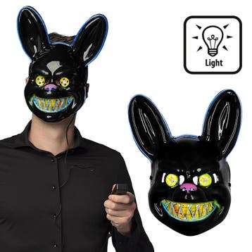 LED masker Killer Rabbit, Ophalen of Verzenden, Nieuw