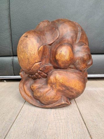Beeld, Yogiman/Orang Malu/Bouddha pleureur/30 cm - 30 cm -