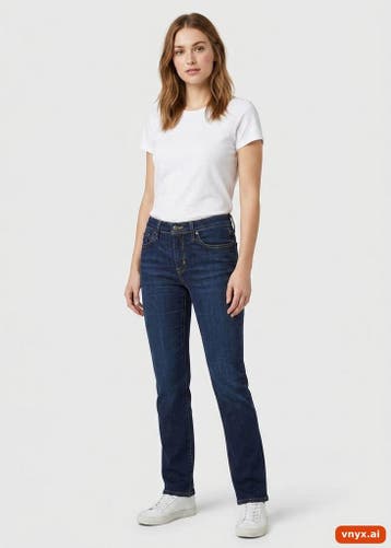 Levis Jeans Dames maat WW28 / L28 Donkerblauw Vintage, Ophalen of Verzenden, Nieuw