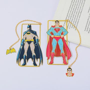 Marvel Metalen Bladwijzers - Superman & Batman | Perfect Cad, Verzenden, Nieuw
