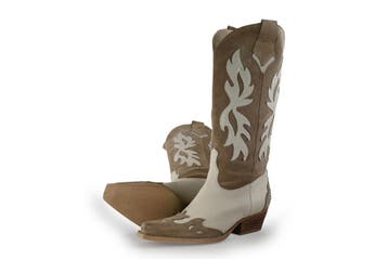 Sacha Cowboy laarzen in maat 38 Beige, Verzenden, Beige, Zo goed als nieuw, Sacha