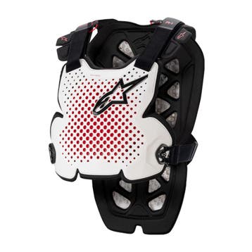 Borstbeschermer Alpinestars A-1 (WitZwartRood), Verzenden, Nieuw