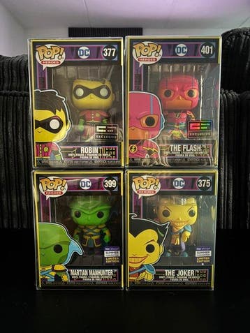 Funko - Funko Pop - DC Heroes set: Robin #377; The Flash