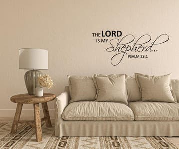 Stickers voor interieur, deur,meubels Christelijke wandtekst, Klassiek, Ophalen of Verzenden, Nieuw, Overige typen