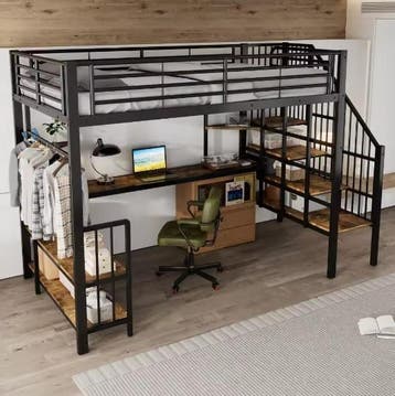 Kinder- en Tienerbed IJzer – Multifunctioneel Stapelbed 120x, Huis en Inrichting, Verzenden, Nieuw