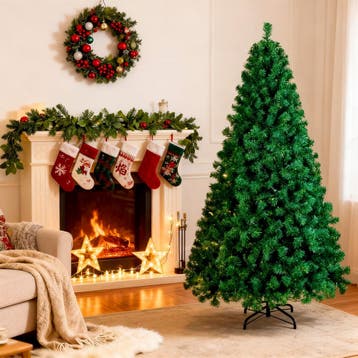 Kerstboom - Kunstkerstboom - 180 cm - Met standaard - Vebred, Verzenden, Zo goed als nieuw