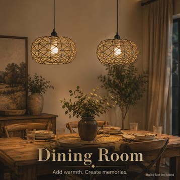 Rustieke Jute Touw Hanglamp - Boho Stijl Verlichting voor Ke, Verzenden, Nieuw