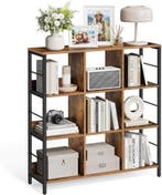 Opbergkast - boekenkast - 9 vakken 100x103 cm - halfhoog -, Huis en Inrichting, Kasten | Ladekasten, Verzenden, Nieuw