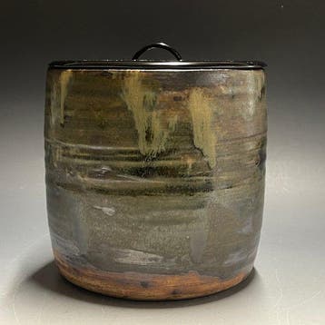 Japanese Mizusashi / Tea Ceremony - Kyo Ware / Shoho Suda -