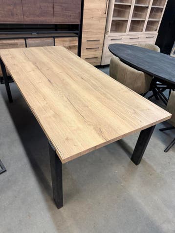 Eettafel krasvrij, kleur natur, Nieuw, Overige materialen