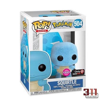 Funko - POP! - Games - Pokémon - Squirtle #504 (Flocked,, Verzamelen, Verzenden, Nieuw