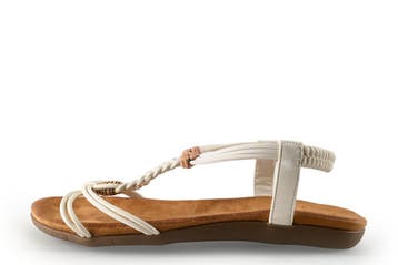 DSTRCT Sandalen in maat 36 Wit, Verzenden, Wit, DSTRCT, Sandalen of Muiltjes