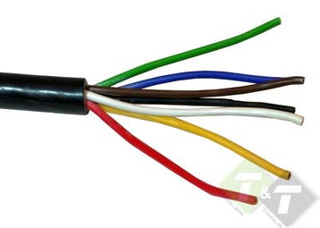7 Adergie Kabel Voor De Aanhanger 7x1,00mm2 - Stroomkabel P/, Auto-onderdelen, Verlichting, Ophalen of Verzenden, Nieuw, Universele onderdelen