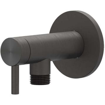 IVY Hoekstopkraan 1/2 x 3/8 - RVS316 Geborsteld Carbon Black, Ophalen of Verzenden, Nieuw