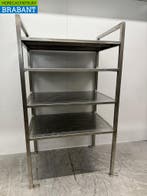 RVS Opbergrek Rek Stelling 115,5 x 80 x 200 cm Horeca, Ophalen of Verzenden, Gebruikt