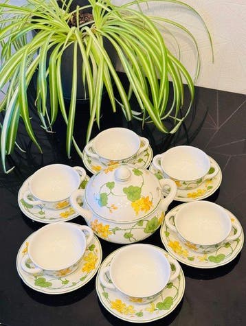 Villeroy & Boch - Braadpan (13) - Geranium MALVA - Porselein