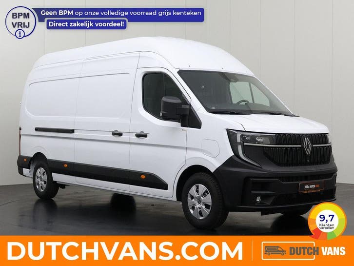 Renault Master Bestelbus E-tech | wit, Auto's, Bestelauto's, Lease, Automaat, BTW verrekenbaar, Elektrisch, Wit, Renault