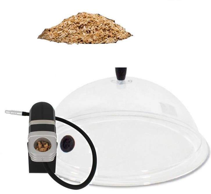 Wartmann Voedsel Rookapparaat met Stolp en 5 Soorten Rookmot, Tuin en Terras, Barbecue-accessoires, Nieuw, Verzenden