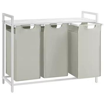 Wasmand met 3 Compartimenten en Opbergplank, Huis en Inrichting, Badkamer | Badkamermeubels, Verzenden, Nieuw