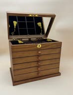 Sieradendoos - ***6 niveaus*** - Hout - Spiegel