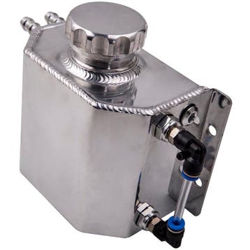 1000ml Aluminium Radiateur Coolant Overflow Recovery Tank..., Verzenden, Nieuw, Universele onderdelen