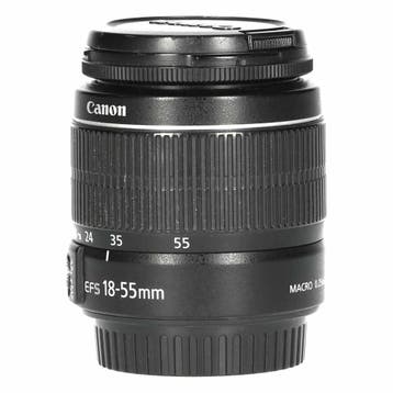 Canon EF-S 18-55mm f/3.5-5.6 III met garantie, Audio, Tv en Foto, Fotografie | Lenzen en Objectieven, Ophalen of Verzenden, Gebruikt