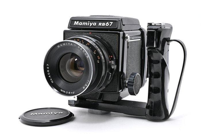 Mamiya RB67 Pro + Sekor 3.8/90mm + 120 Film Back, Audio, Tv en Foto, Fotocamera's Analoog