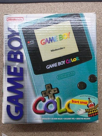 Nintendo - OLD STOCK Gameboy Color GBC Limited Edition TEAL, Spelcomputers en Games, Spelcomputers | Overige Accessoires, Nieuw