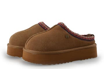Nordikas Pantoffels in maat 38 Cognac, Overige kleuren, Verzenden, Zo goed als nieuw, Pantoffels of Sloffen