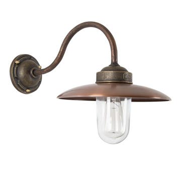 Stallamp Landes met Dag/Nachtsensor Buitenverlichting, Tuin en Terras, Verzenden, Nieuw