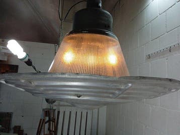 Plafondlamp - Hanglamp in vintage space-age-stijl - Metaal,
