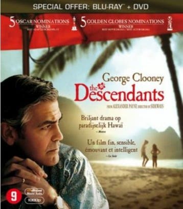 The Descendants (blu-ray tweedehands film), Ophalen of Verzenden, Zo goed als nieuw