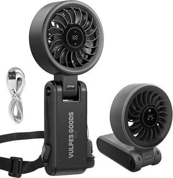 2dekans | Vulpes Goods® Tech – Handventilator PRO 3in1 – USB, Ophalen of Verzenden, Zo goed als nieuw