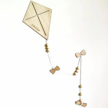 Houten wand tekst decoratie Sweet Dreams, Ophalen of Verzenden, Nieuw, Wanddecoratie