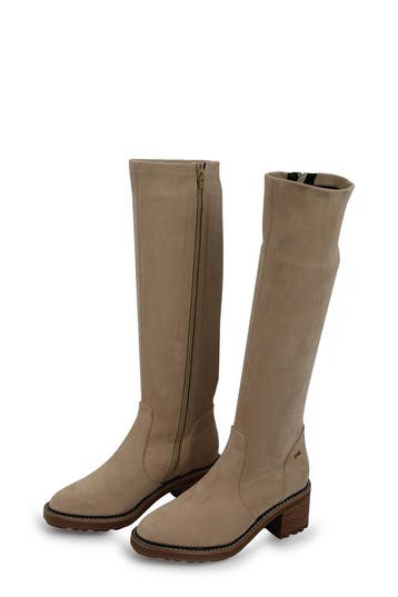 Nathan Baume Laarzen in maat 36 Beige, Hoge laarzen, Verzenden, Beige, Zo goed als nieuw