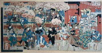 Utagawa Sadatoshi – Edo no Hana, Mitate Sukeroku – Kabuki