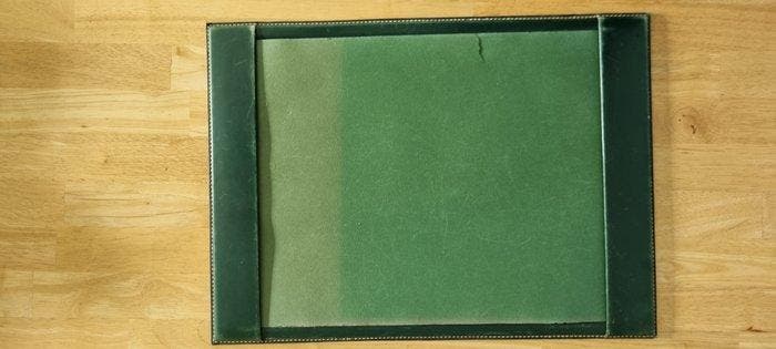 Hermès - Schrijftablet - sous-main de bureau - Leder, Antiek en Kunst, Curiosa en Brocante