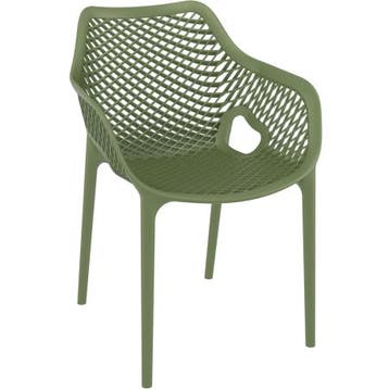 (MDK-107274) Siesta Air XL topdesign buitenstoel, olijfgroen, Ophalen of Verzenden, Nieuw