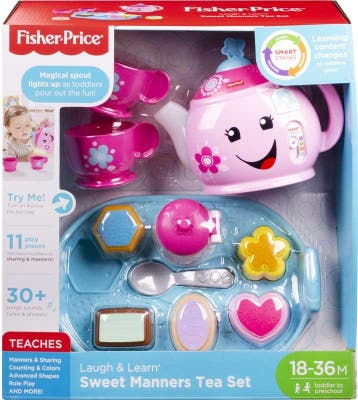 Mattel theeservies speelgoed Fisher van €38,99 voor €19,50, Ophalen of Verzenden, Nieuw
