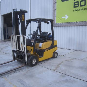 Veiling: Heftruck Yale GLP20LX LPG 1900kg 3.83m 2015, 1000 tot 2000 kg, Ophalen, LPG, Heftruck