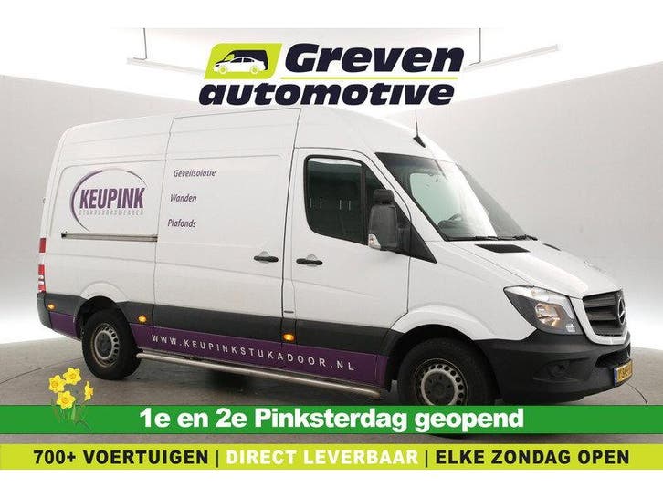 Mercedes-Benz Sprinter 314 2.2 CDI 143PK L2H2 | Airco |, Auto's, Bestelauto's, Handgeschakeld, Diesel, Wit, Mercedes-Benz