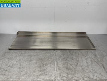 RVS Afvoerblad T.B.V. Doorschuifvaatwasser 220 x 74 cm, Zakelijke goederen, Horeca | Keukenapparatuur, Ophalen of Verzenden, Gebruikt