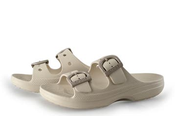 Crocs Sandalen in maat 41 Beige, Verzenden, Beige, Sandalen of Muiltjes, Zo goed als nieuw