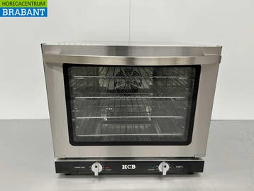 HCB RVS Heteluchtoven Convectie Oven Afbakoven 66 liter 230V, Ophalen of Verzenden, Nieuw in verpakking