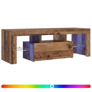 Tv-kast Oud Hout look - Tweedekansje - OP=OP, 100 tot 150 cm, Ophalen of Verzenden, Zo goed als nieuw, Minder dan 100 cm