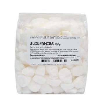 Molen de Hoop Suikernibs 250gr, Verzenden, Nieuw
