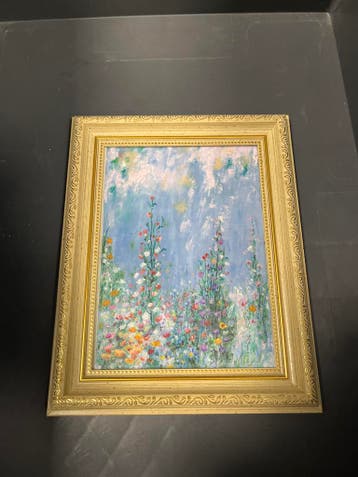 Schilderij bloemen 20x25cm, Verzamelen, Ophalen of Verzenden, Nieuw