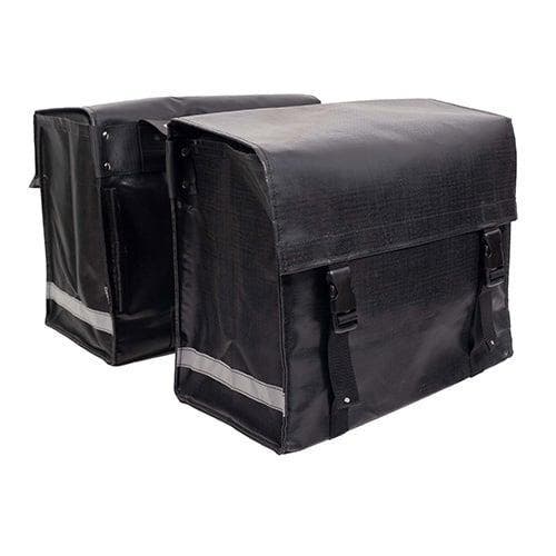 Beck Nostalgic 52 Liter Zwart Glans, Fietsen en Brommers, Fietsaccessoires | Fietstassen, Nieuw, Verzenden