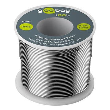 Soldeertin | Goobay (Ø 1 mm, 250 gram), Verzenden, Nieuw